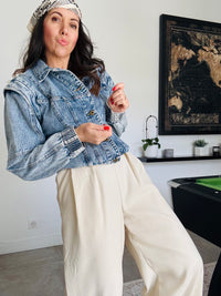 Veste en jean MIA coupe année 90