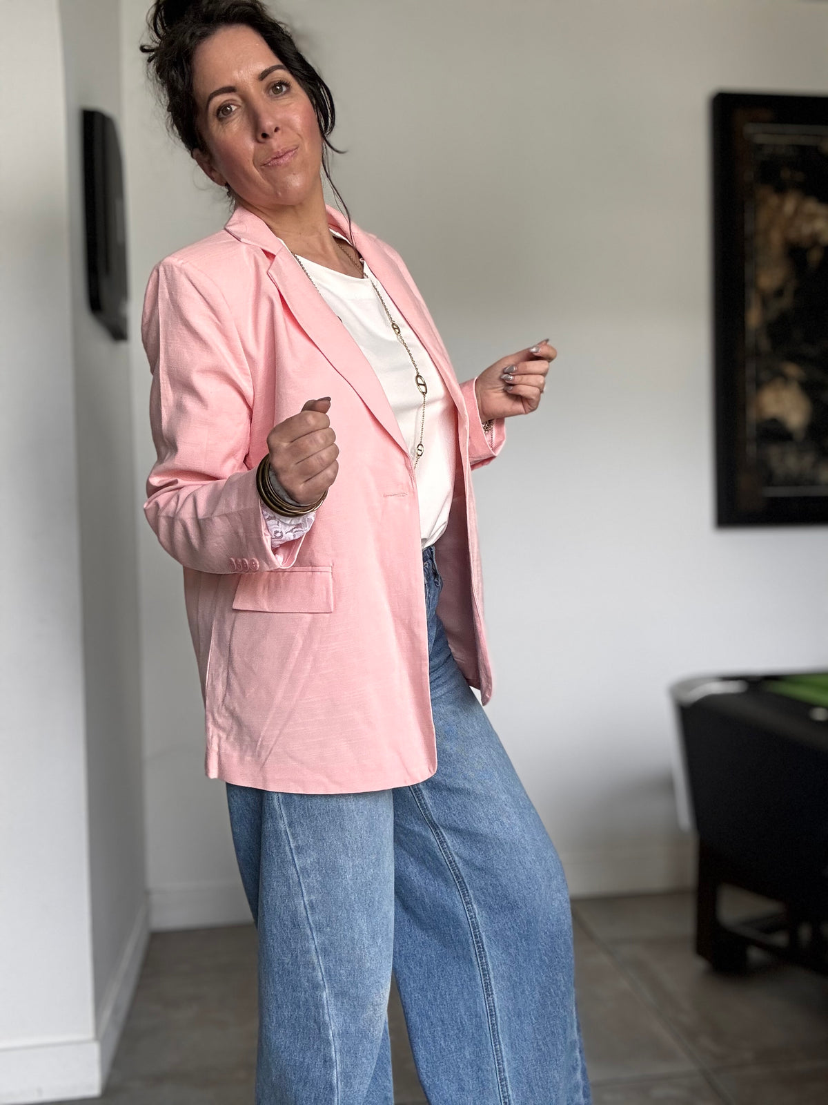 Blazer rose ROLAND