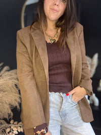 Pull chocolat MICHEL