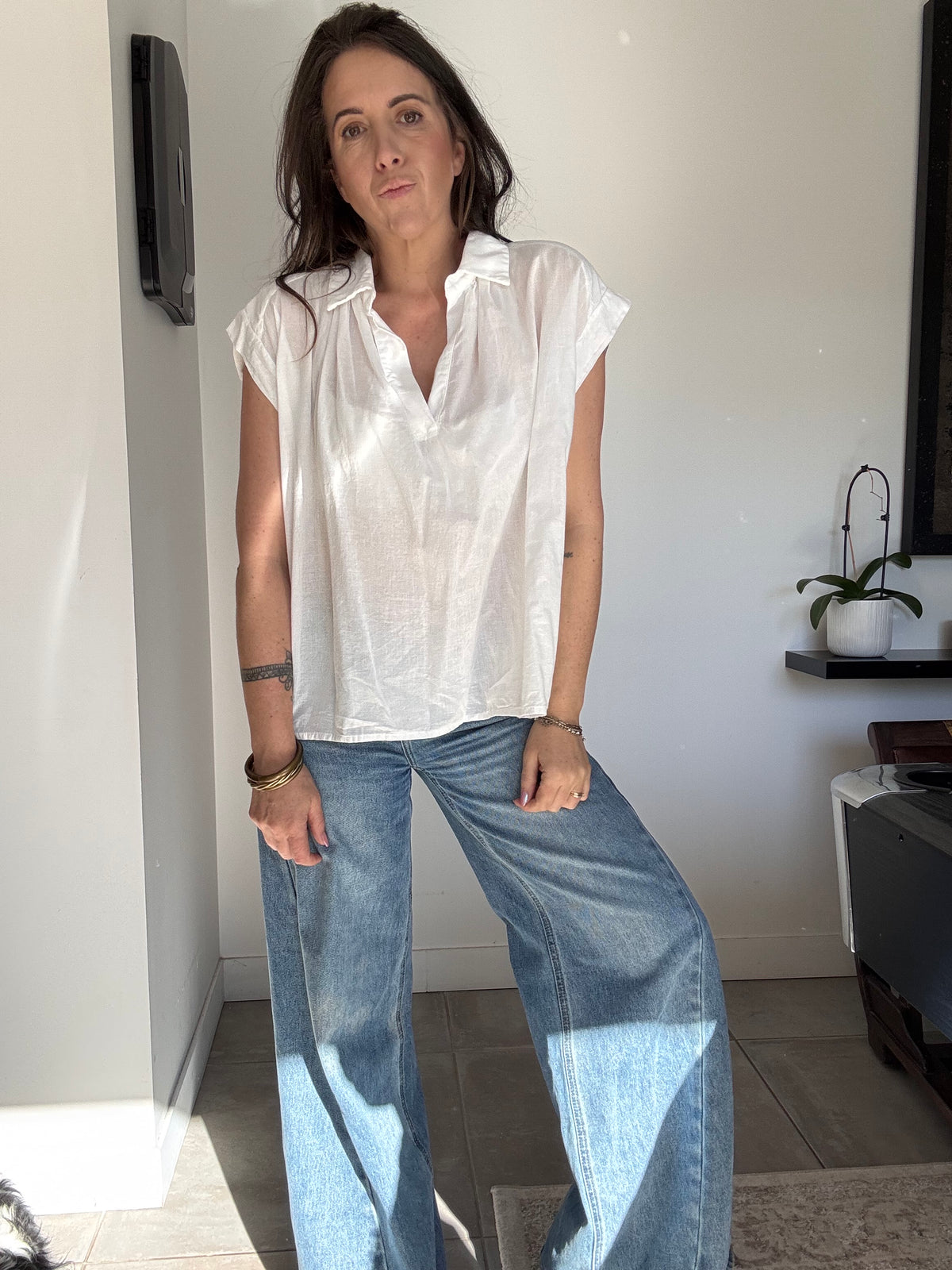 Blouse blanche ENZO