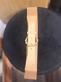 Ceinture élastique taupe 2