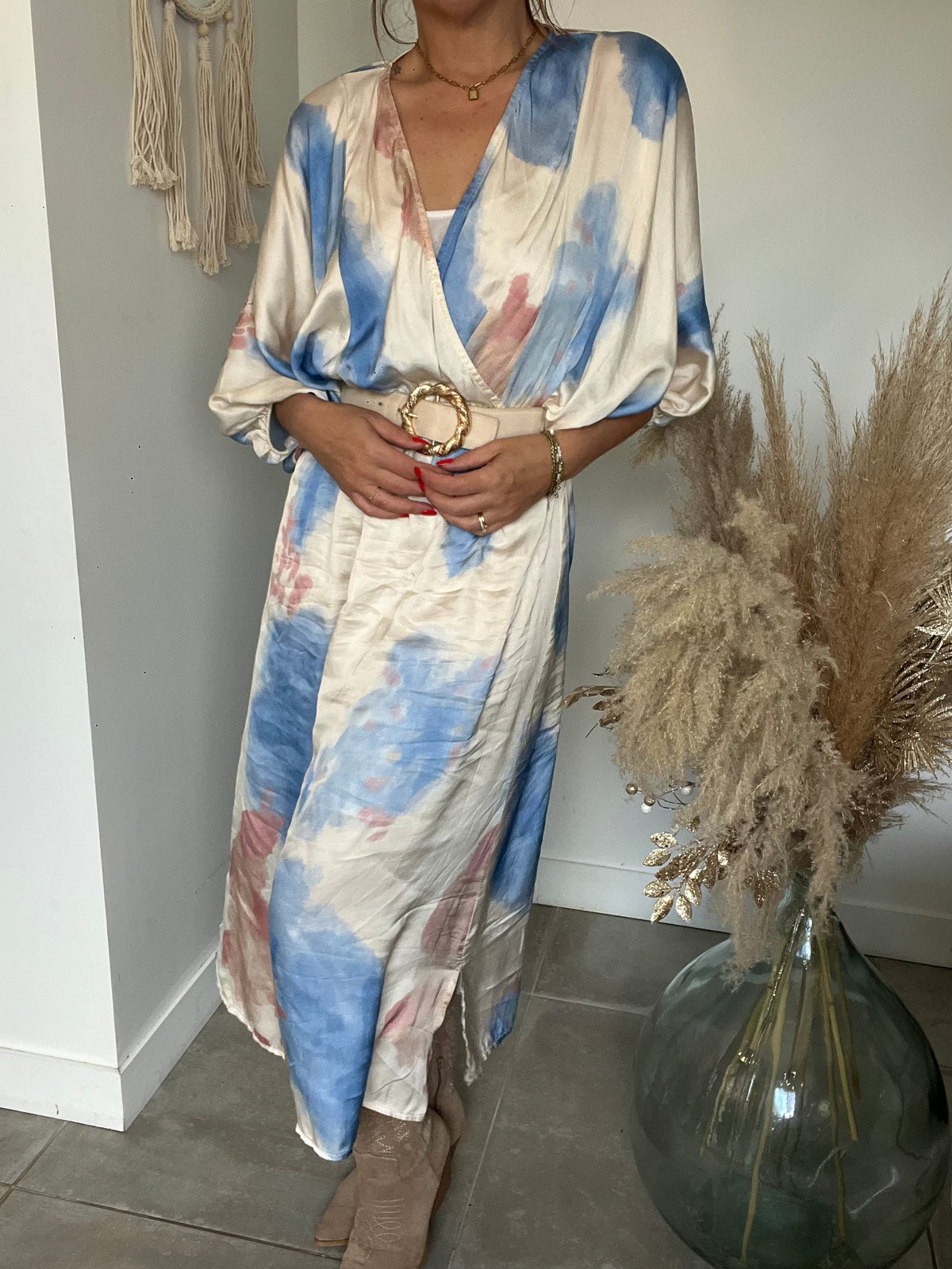 Robe FLORENCE tie and dye