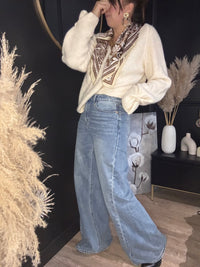 Jean large bleu VIOLA