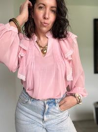 Blouse chic rose LADY