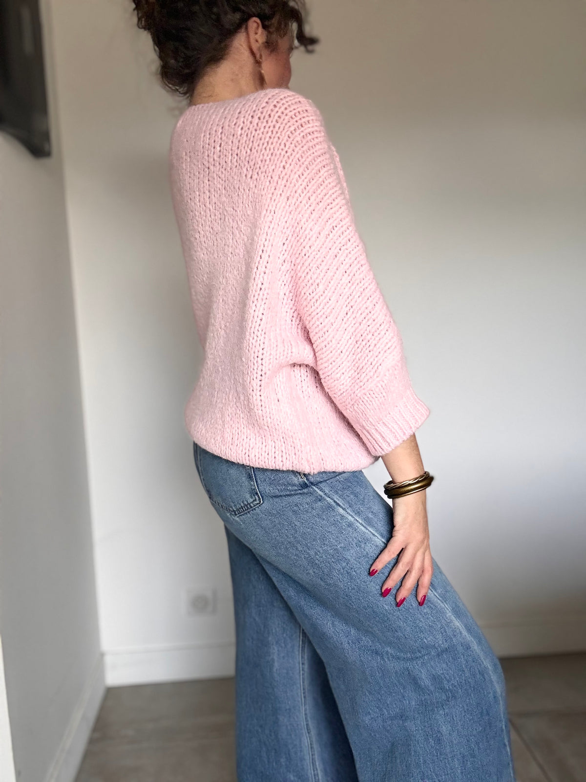 Pull pastel rose ANORA