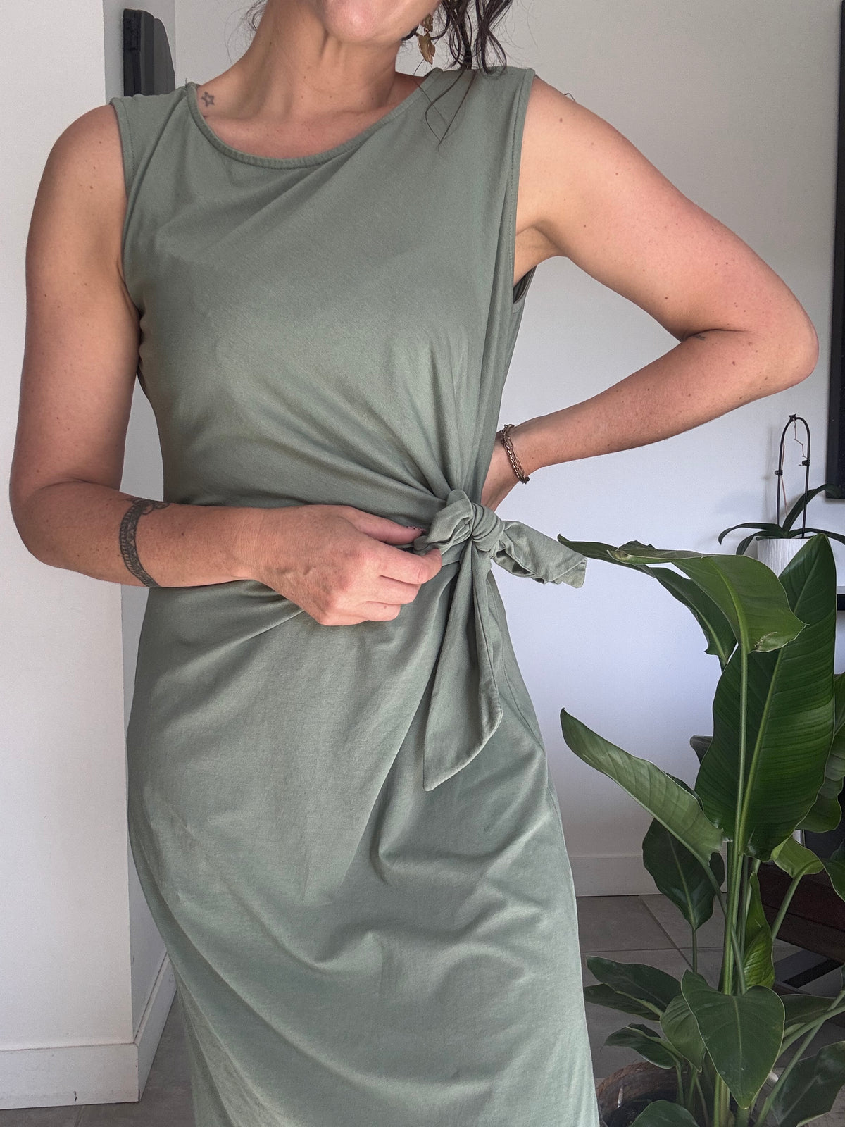 Robe kaki SAUVAGE