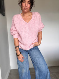 Pull pastel rose ANORA