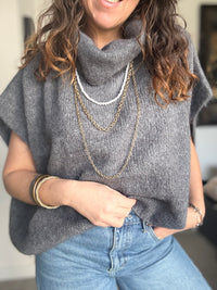 Pull  gris chiné SOPHIE