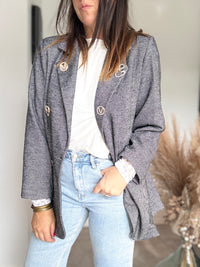 blazer gris chiné GABRIEL