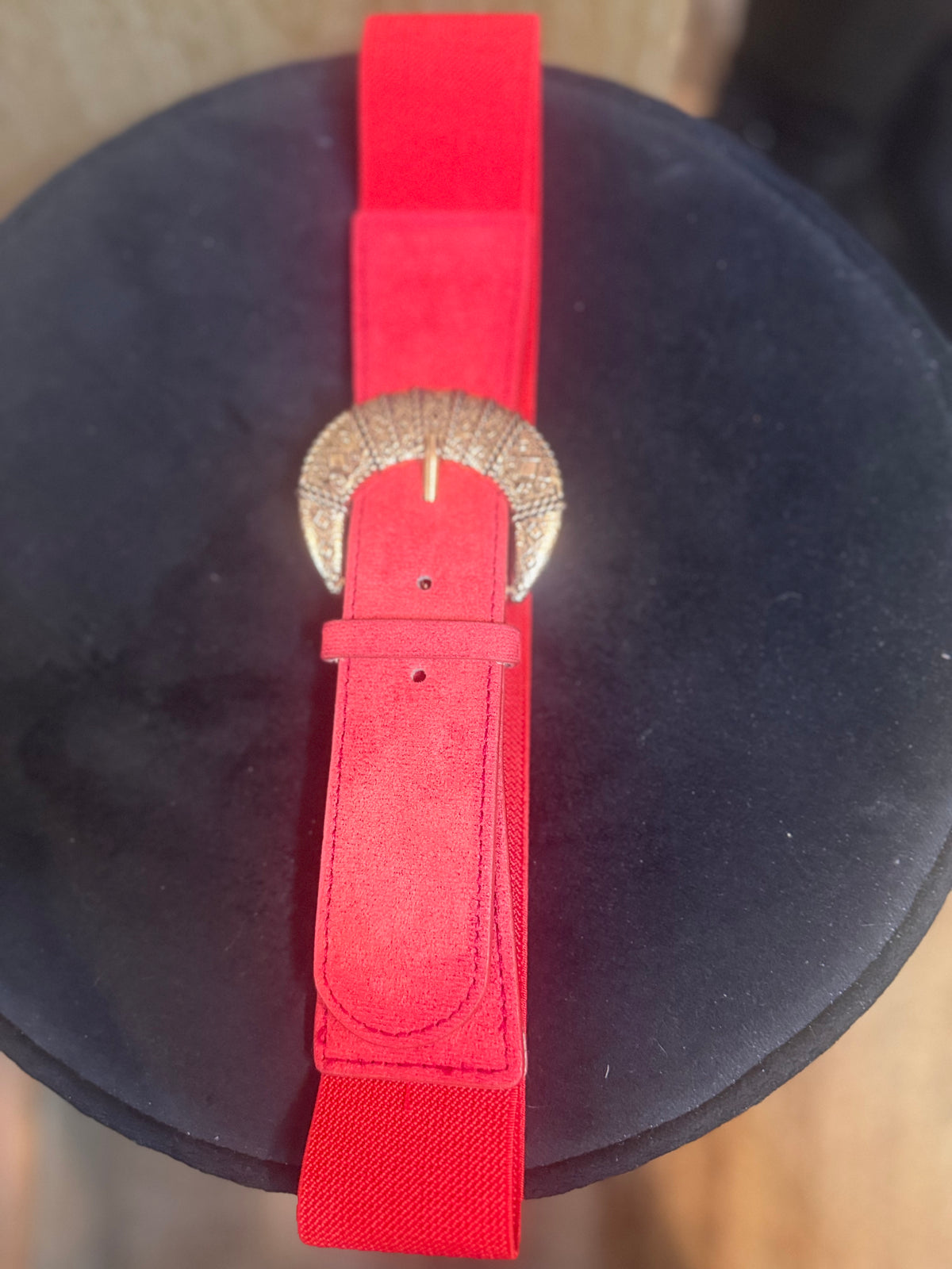 Ceinture élastique rouge