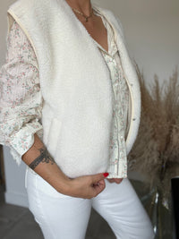 Gilet SALVO sans manche beige