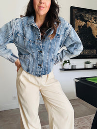 Veste en jean MIA coupe année 90