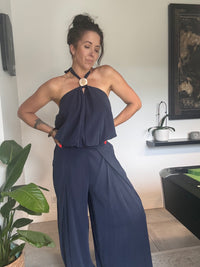 Top bleu marine NINA