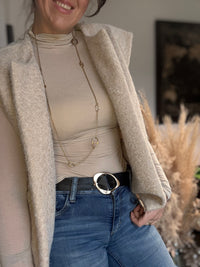 Gilet sans manches beige SEB