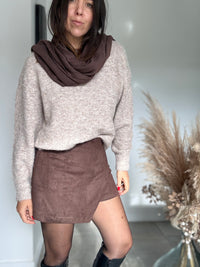 Pull taupe CARO