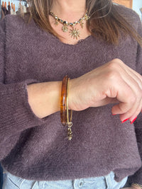 Bracelet Chikipinj soleil en acier inoxydable