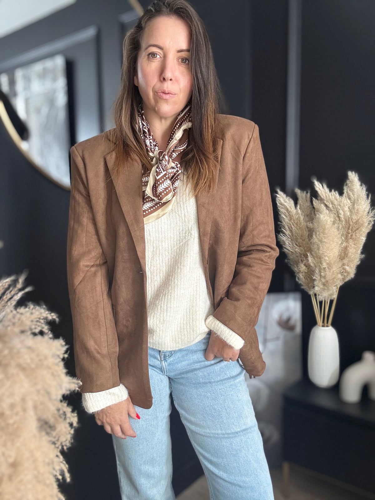 Veste blazer choco MILKA