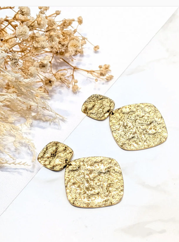 Boucle d'oreille Anubisau en acier inoxydable