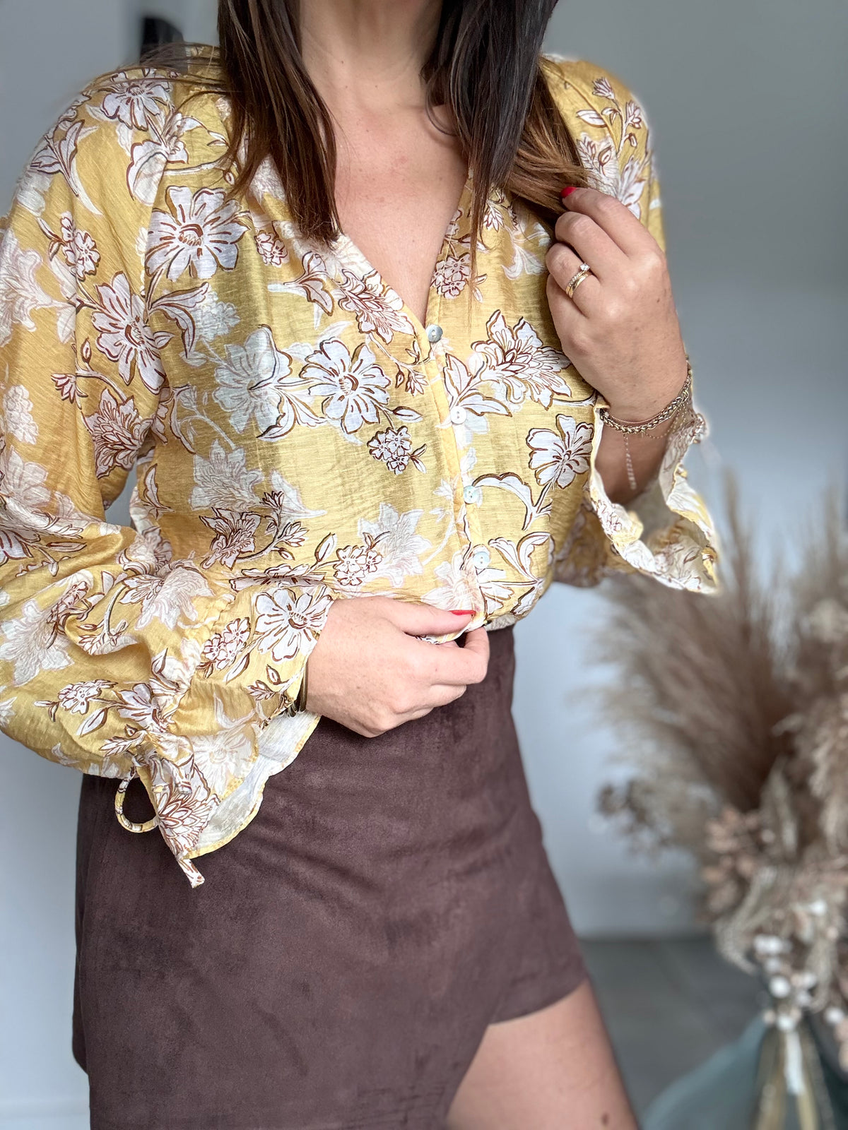 Chemise jaune BABET