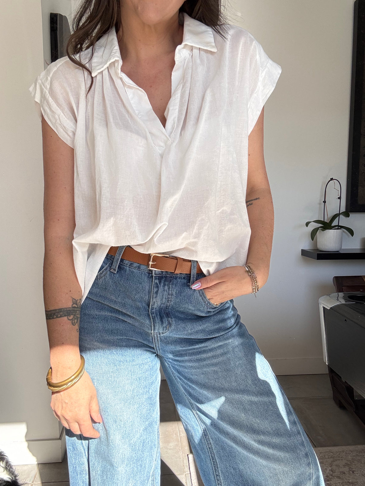 Blouse blanche ENZO