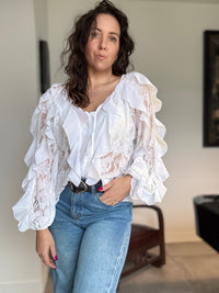 Blouse chic blanche DIANA