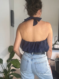 Top bleu marine NINA