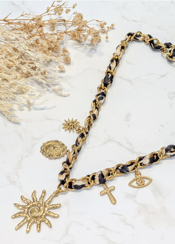 Collier en acier inoxydable LEO