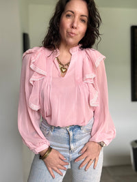 Blouse chic rose LADY
