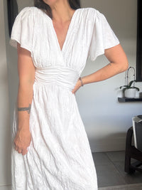 Robe blanche marguerite