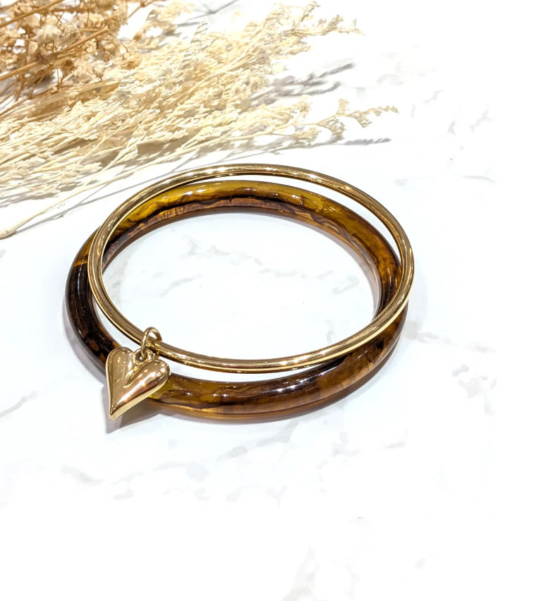 Bracelet Chikipinf cœur en acier inoxydable