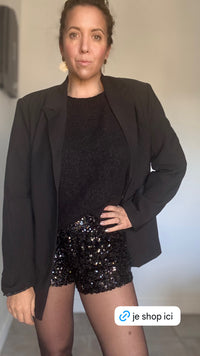 Blazer noire Laurette