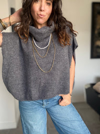 Pull  gris chiné SOPHIE