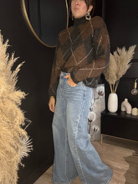 Jean large bleu VIOLA