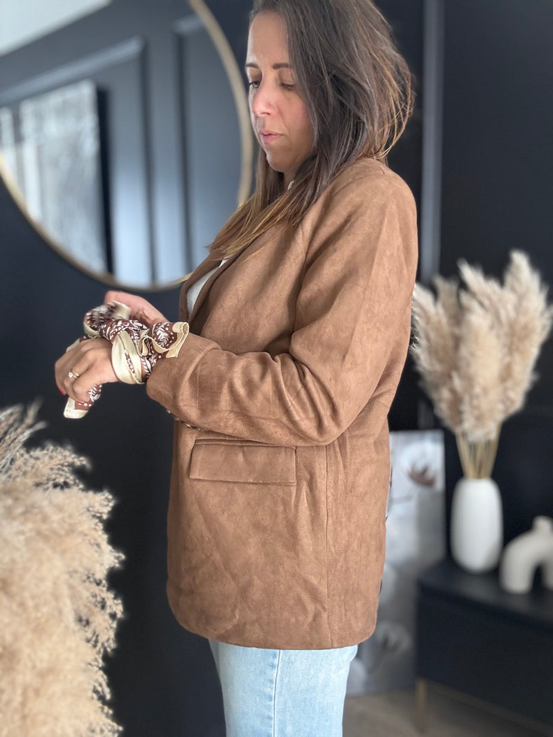 Veste blazer choco MILKA