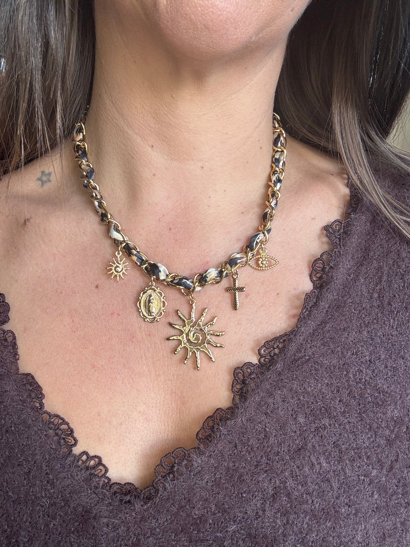 Collier en acier inoxydable LEO