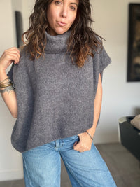 Pull  gris chiné SOPHIE