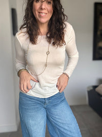 Pull blanc cachemire WILLO