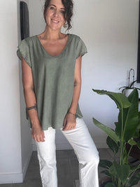 TEE shirt kaki SAUVAGE