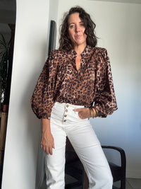 Chemise léopard NANY