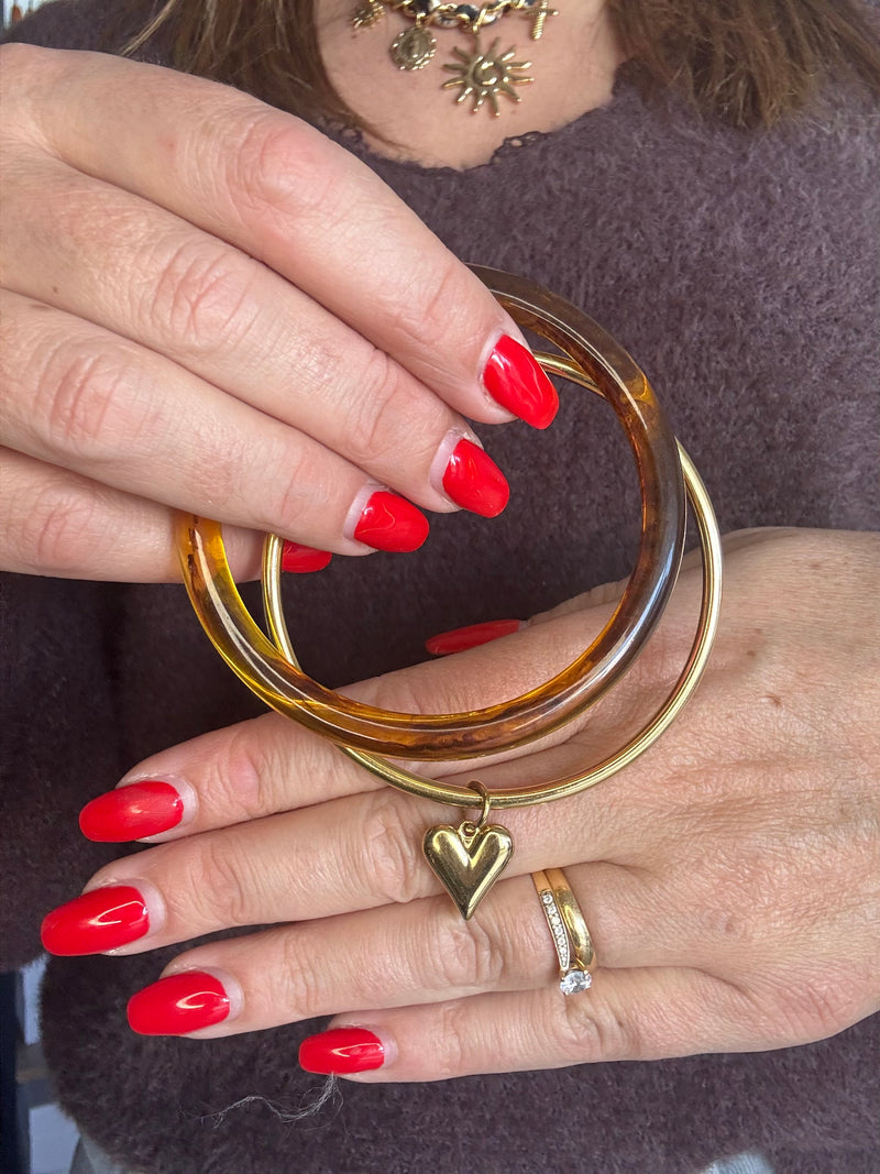 Bracelet Chikipinf cœur en acier inoxydable