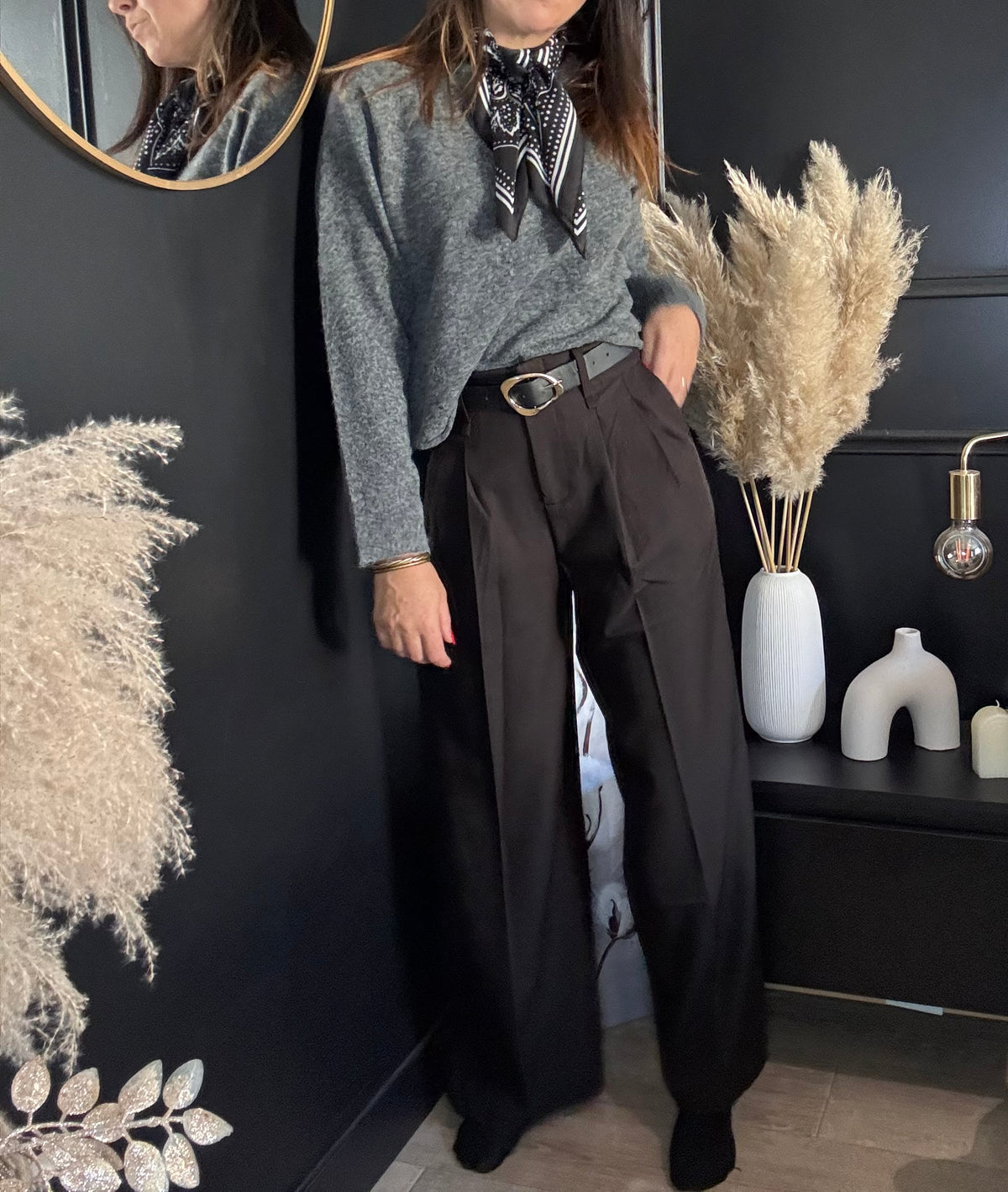 Pantalon fluide à pince KATE