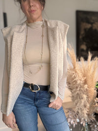 Gilet sans manches beige SEB