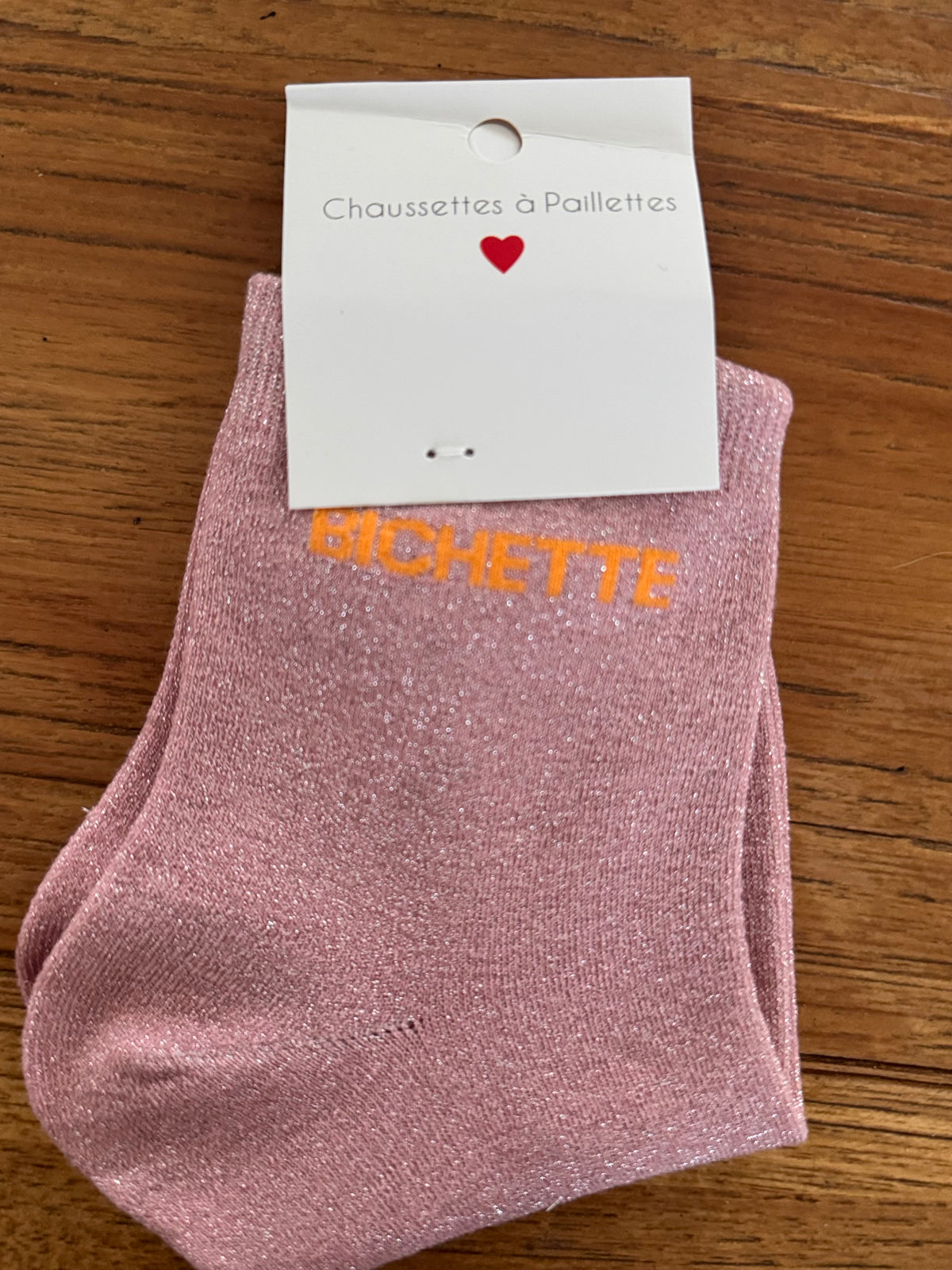 Chaussettes paillettes BICHETTE