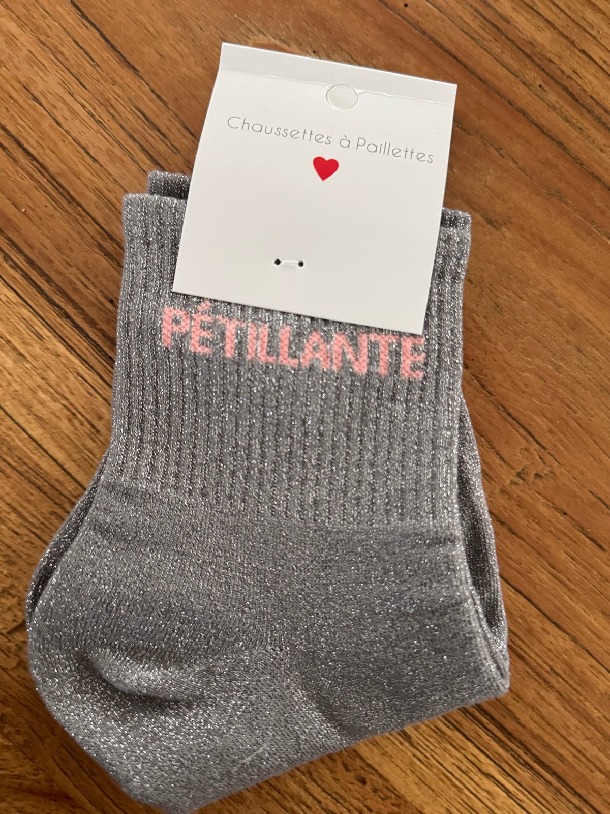 Chaussettes paillettes PÉTILLANTE