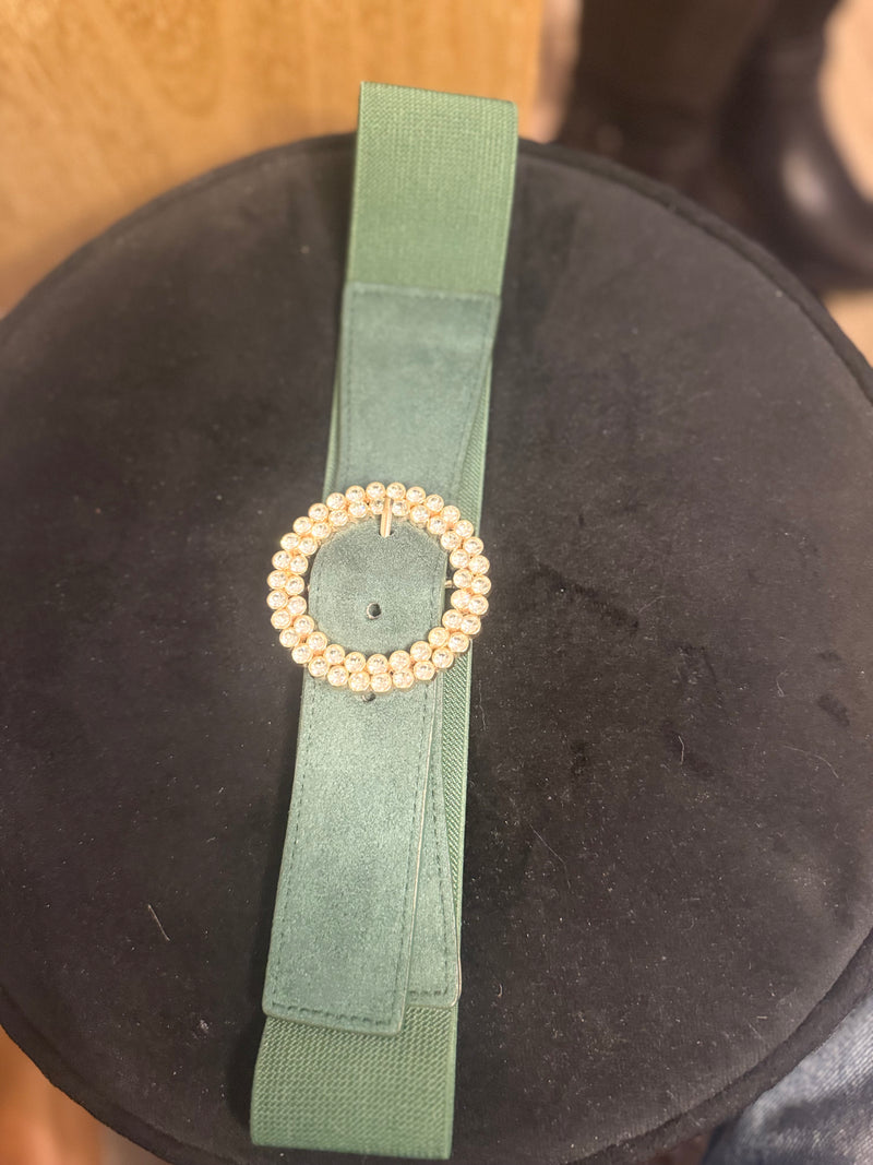 Ceinture élastique vert sapin