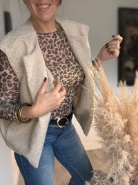 Gilet sans manches beige SEB