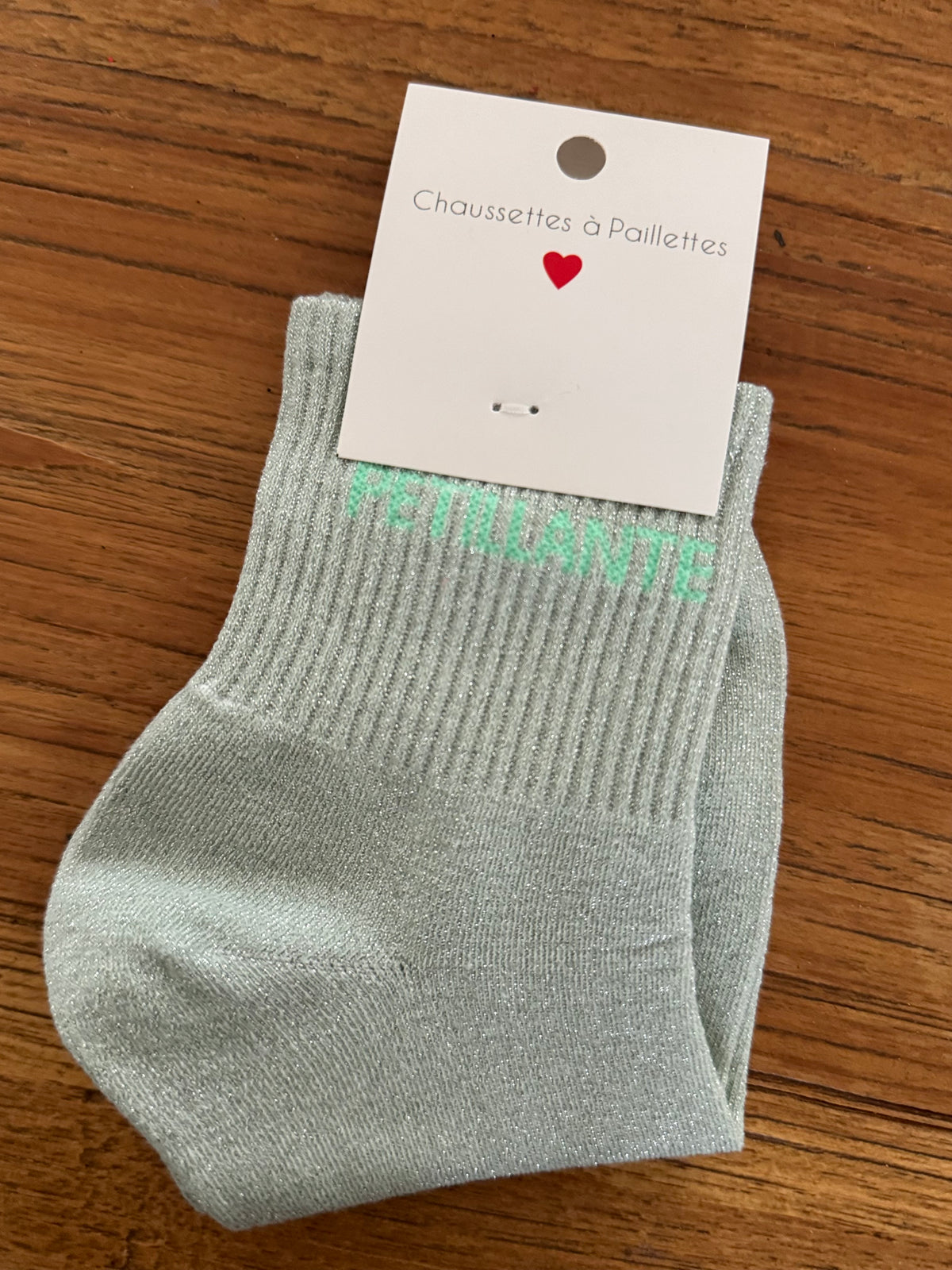 Chaussettes paillettes PETILIANTE