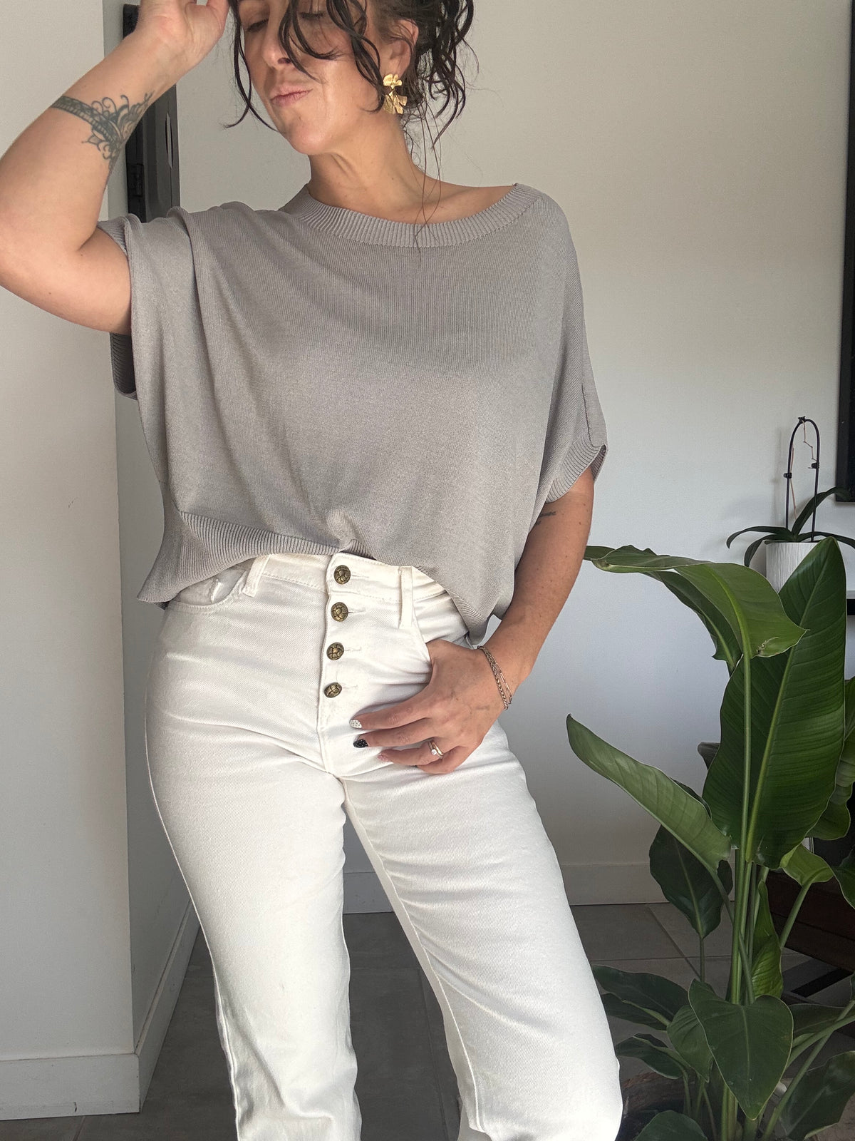 Top taupe ESCAPE