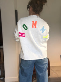 Sweat gris MOMMY