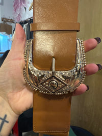 Ceinture élastique camel